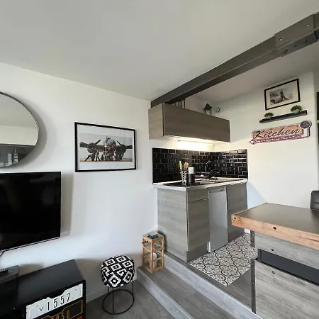 Studio Vue Mer Exceptionnelle, Port-Deauville, Proche Plage, Centre-Ville Et Casino