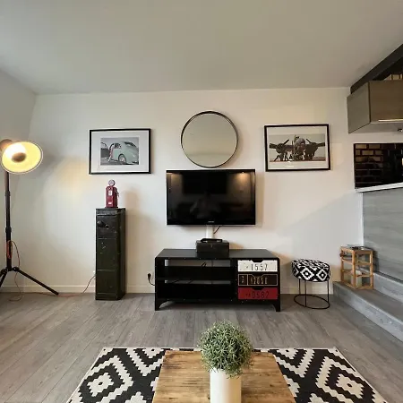 Studio superbe vue mer, Port-Deauville, proche Plage, centre-ville et casino Appartement