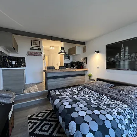 Apartmán Studio Superbe Vue Mer, Port-Deauville, Proche Plage, Centre-Ville Et Casino